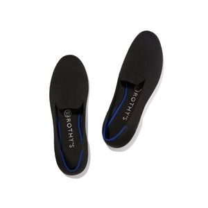 Rothys solid black loafer 8